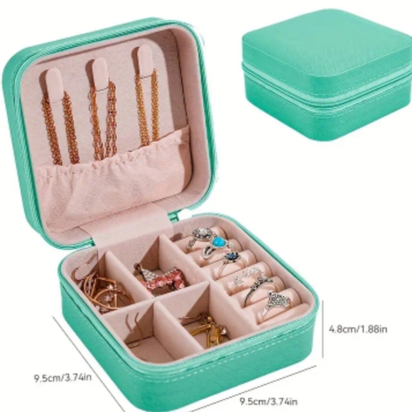 2/$30 NEW Multi Grid Portable Elegant Jewelry Box Organizer (#056) - Picture 2 of 5